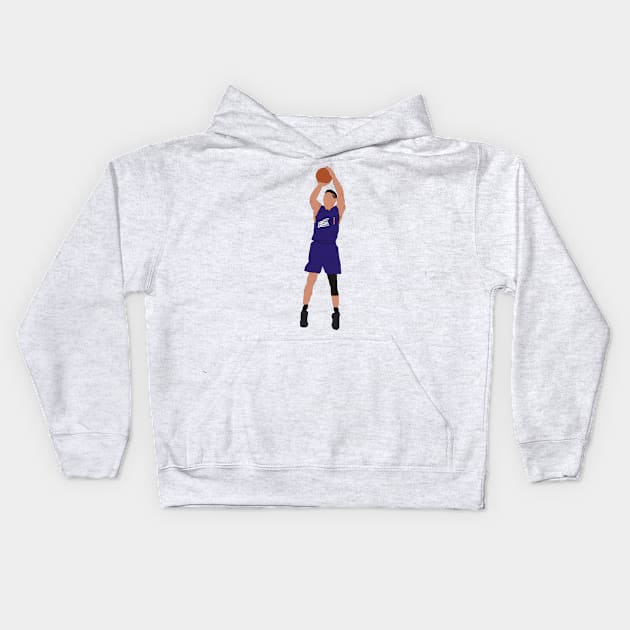 Devin Booker Jumpshot Kids Hoodie by RatTrapT33s